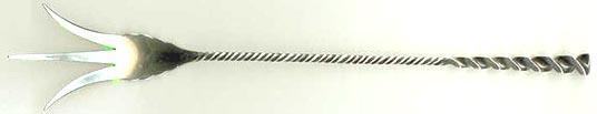 TWIST Whiting sterling silver LETTUCE FORK