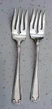 Etruscan Salad Forks TWO Gorham Sterling Silver