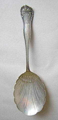 Lancaster Rose Berry Spoon Gorham Sterling