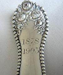Lancaster Rose Berry Spoon Gorham Sterling