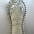 Lancaster Rose Berry Spoon Gorham Sterling