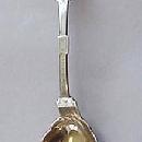 Figural Bull Head Spoon George Sharp sterling