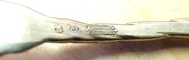 Mille Fleurs International Sterling silver Butter Fork Floral