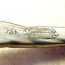 Mille Fleurs International Sterling silver Butter Fork Floral