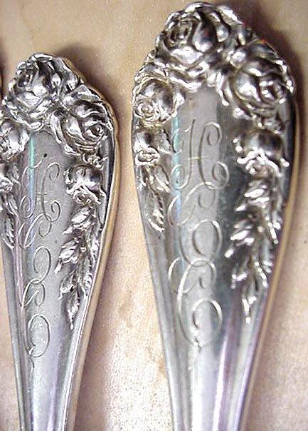 Rose Wallace Sterling Silver Dinner Forks 12