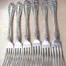 Rose Wallace Sterling Silver Dinner Forks 12
