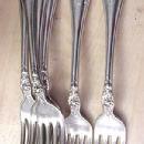 Rose Wallace Sterling Silver Dinner Forks 12