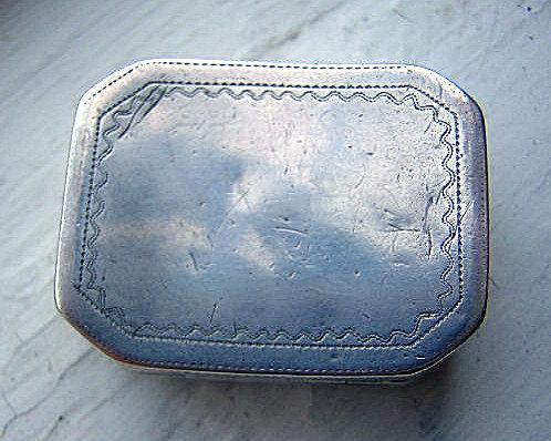 Vinaigrette Sterling silver Box Birmingham 1806