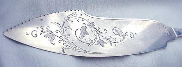 Serrated Cake Saw Wood & Hughes sterling