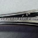 Vintage silverplate 2 salad forks grapes
