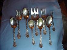 Versailles Figural Large set of Servers most copyrighted Gorham Sterling Silver