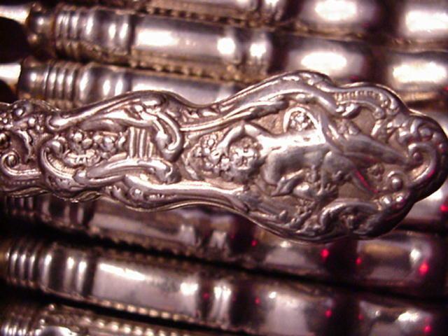 Versailles Figural Large set of Servers most copyrighted Gorham Sterling Silver