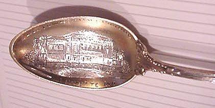 Eliza Fowler Hall Purdue Souvenir spoon Towle Georgian Sterling silver Indiana