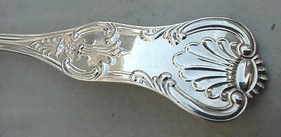 New King D & H Asparagus Fork Sterling silver
