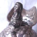 Kirk Repousse 11 oz. Tea Set Sterling Silver Indian finial 1870's