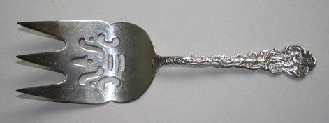 Versailles Copyrighted Toast Fork Gorham sterling silver ornate figural