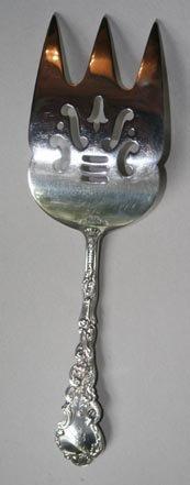 Versailles Copyrighted Toast Fork Gorham sterling silver ornate figural