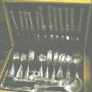 Vintage Lunch knives 7 Rogers Bros. Grape design