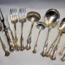 Vintage Oval Soup Spoons 12 Rogers Bros. Grape design