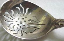 Holly Olive Tiffany sterling silver pierced olive spoon