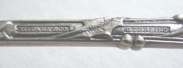 Holly Olive Tiffany sterling silver pierced olive spoon