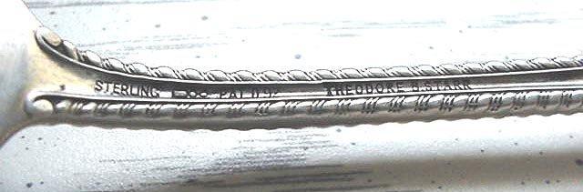 Mazarine Pie D & H Sterling silver server