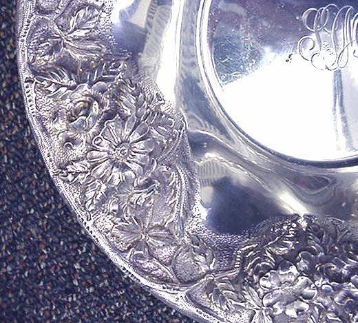 Repousse Bowl Sterling Silver S.Kirk & Sons,