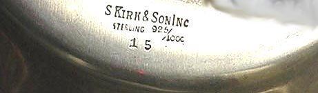 Repousse Bowl Sterling Silver S.Kirk & Sons,