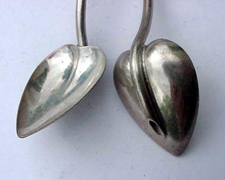 Sippers heart-shaped bowls 6 sterling silver great for lemonade