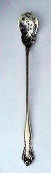 Stratford Olive Spoon Carnation Sterling silver Long handle Floral
