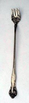 Stratford Pickle Fork Carnation Sterling silver Long handle Floral