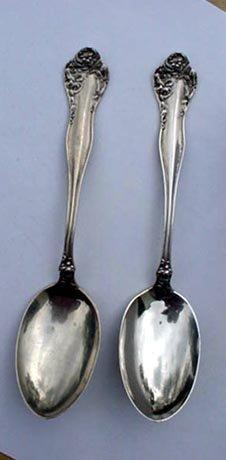 Stratford tongs Carnation Sterling silver Floral
