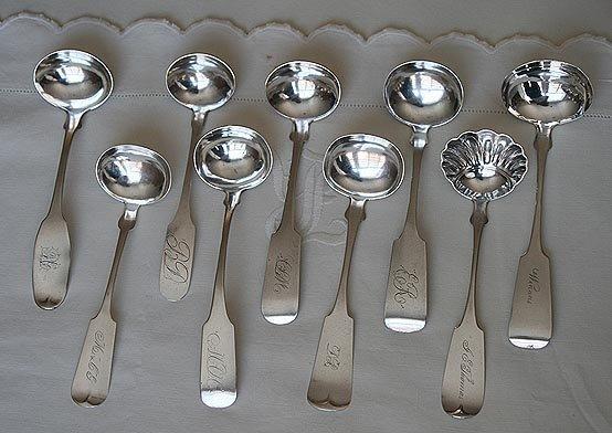 Coin Silver Stanton Gravy Ladle