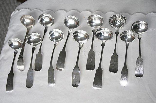 Coin Silver Stanton Gravy Ladle