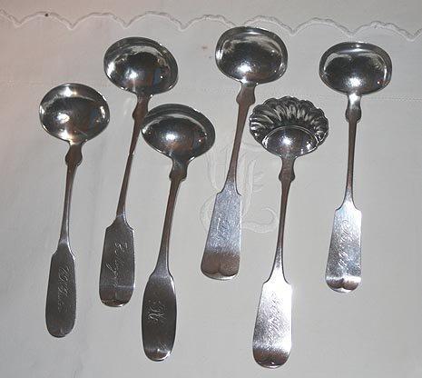 Coin Silver Stanton Gravy Ladle