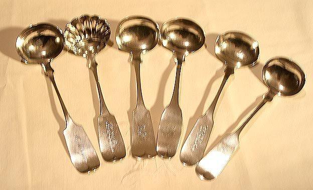 Coin Silver Stanton Gravy Ladle