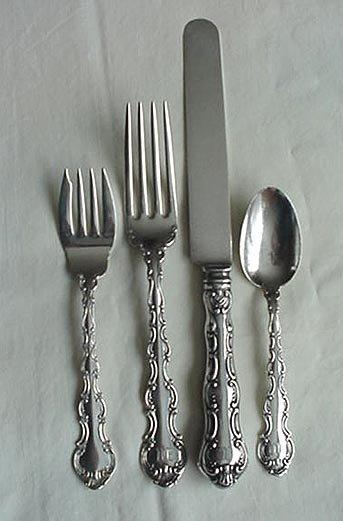 Strasbourg Dinner place setting OLD Gorham Sterling silver