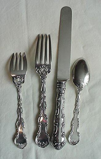 Strasbourg Dinner place setting OLD Gorham Sterling silver