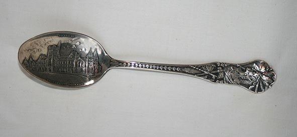 Toronto Souvenir Spoon University College Sterling silver Indian