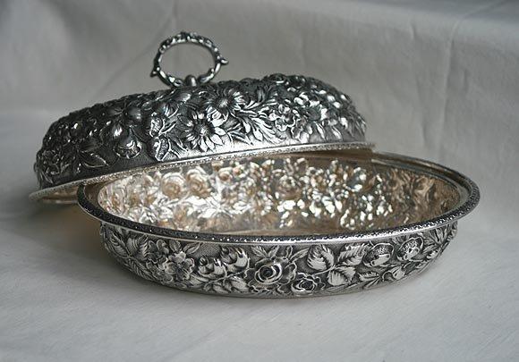 Repousse covered Tureen Sterling silver Jenkins & Jenkins Inc.