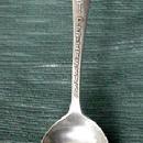 St. Petersburg Pelican figural pierced Souvenir Spoon Sterling Silver