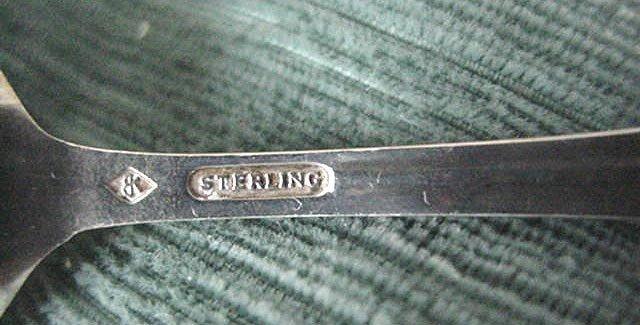 St. Petersburg Pelican figural pierced Souvenir Spoon Sterling Silver