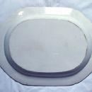 Platter Willow pattern unmarked soft paste 1840