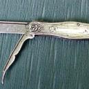 Medallion pocket knife coin or sterling silver