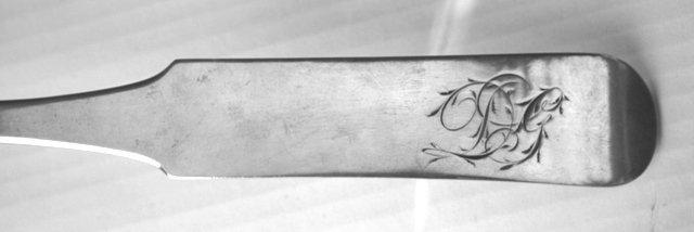 Nathaniel Francis Coin Silver Soup Ladle 1804