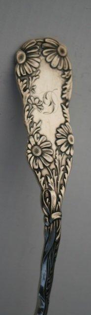 Daisy W & H Soup Ladle Sterling Silver Wood and Hughes Floral