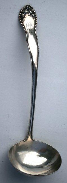 Lancaster Rose Gorham Large soup ladle sterling