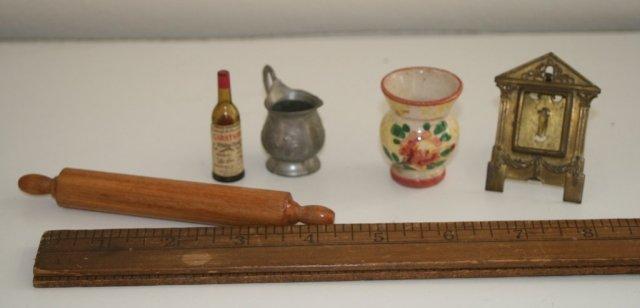 vase pottery miniature painted
