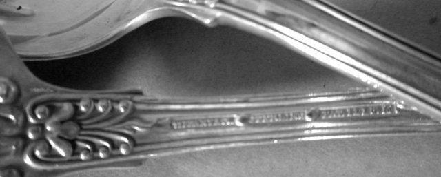 English King Tiffany Sterling 4 cream soup spoons old heavy