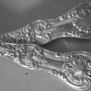 English King Tiffany Sterling 4 cream soup spoons old heavy